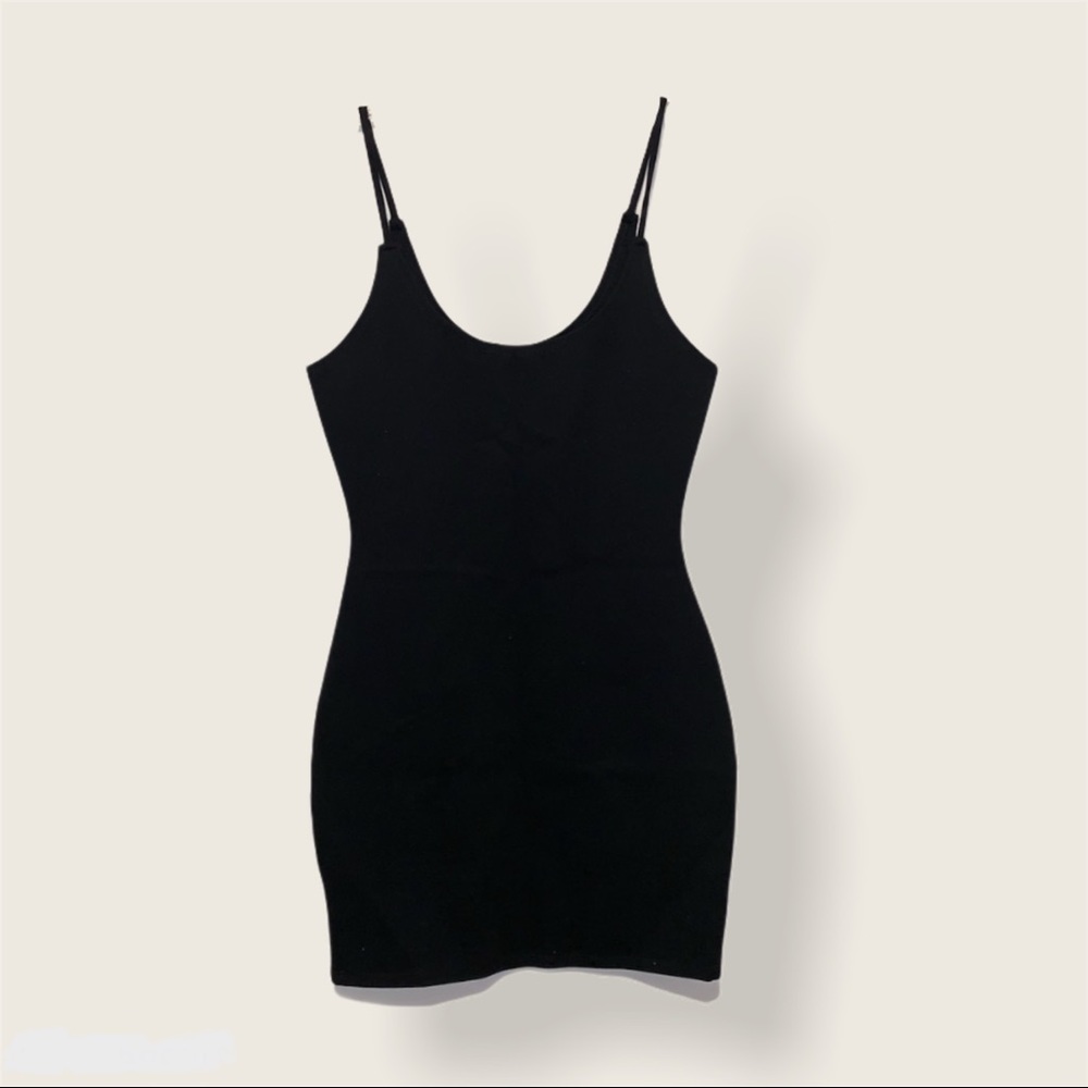 Black Bodycon Mini Dress